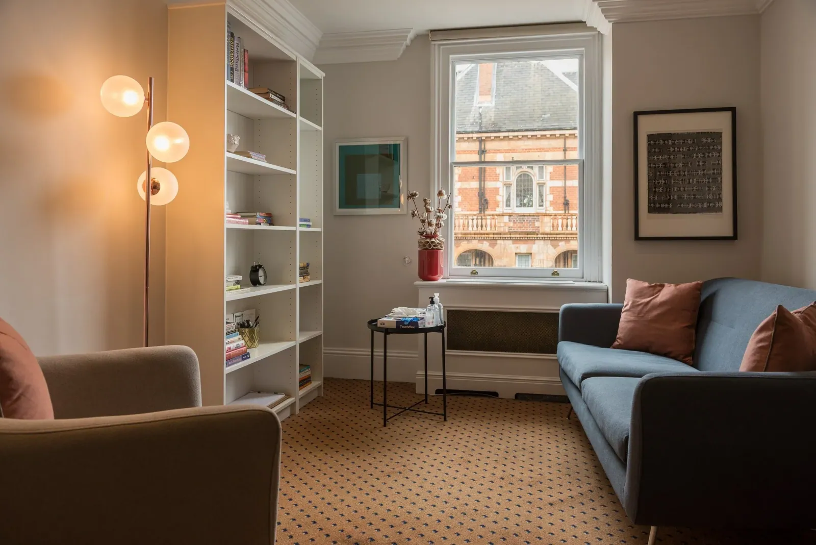 Confidential therapy session in Marylebone